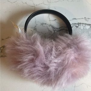Womens Ear Muffs / Nordstrom Rack Pink Fur Earwarmer Head Band